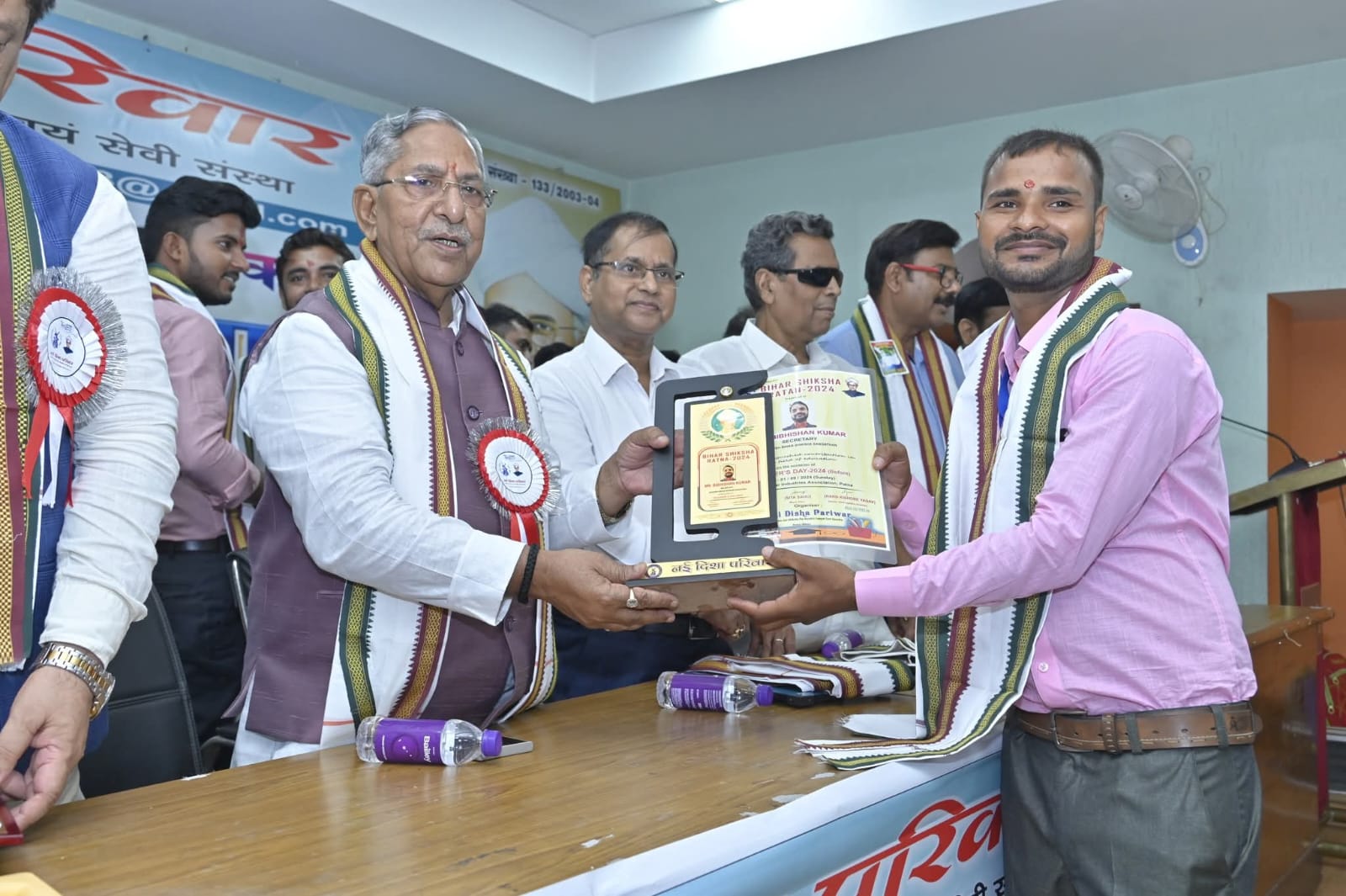 Students receiving recognition
